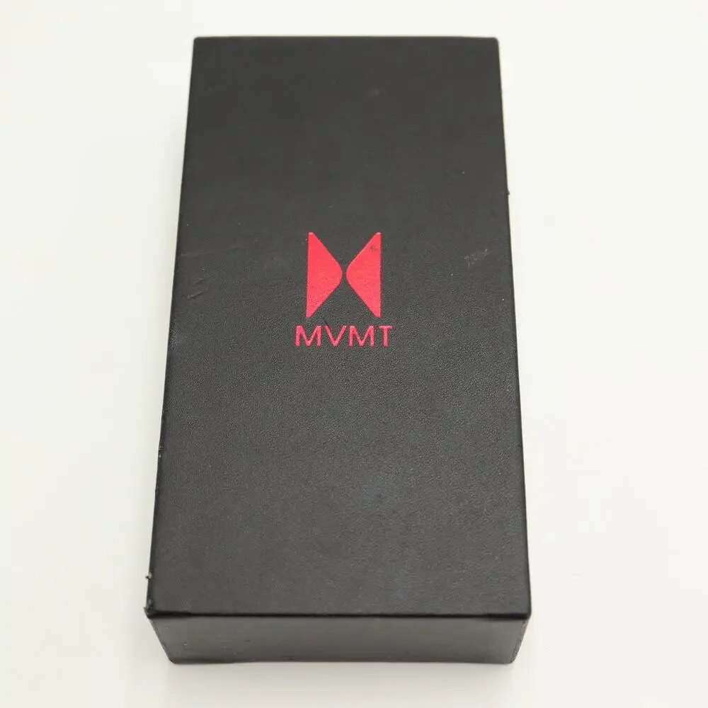 MVMT Element Black Gold Tone 44mm Chronograph Watch Extra Links w New Battery